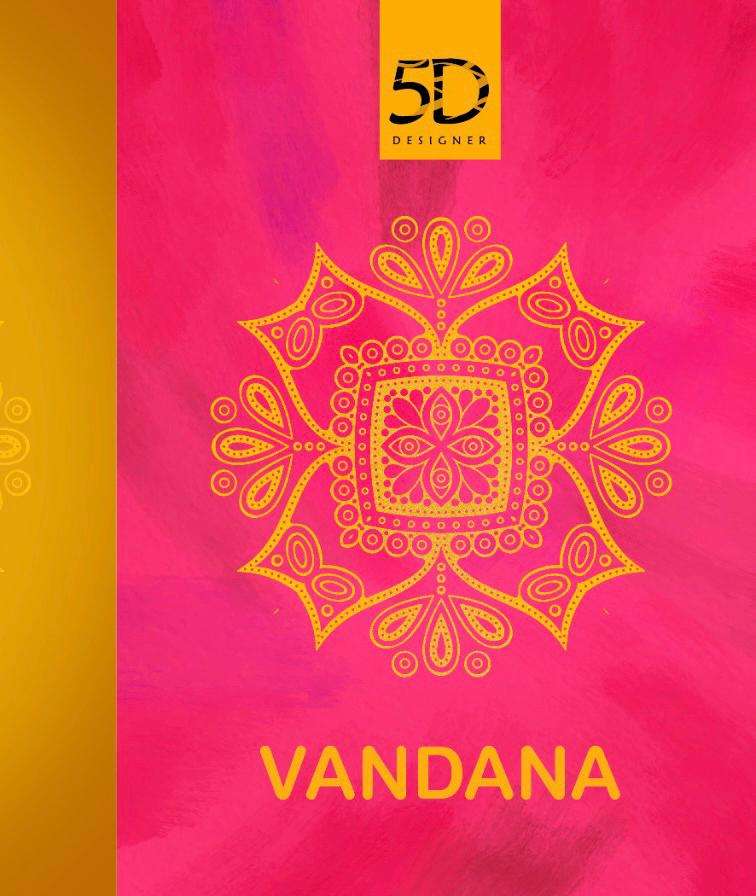 Vandana By 5D Designer Viscose Party Wear Designer Wholesale Online Sarees Catalog Set